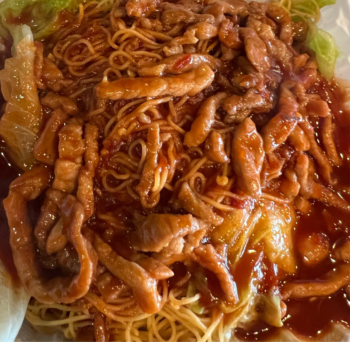 炸醬撈麵 Pork & Spicy Sour Paste Lo-Mein