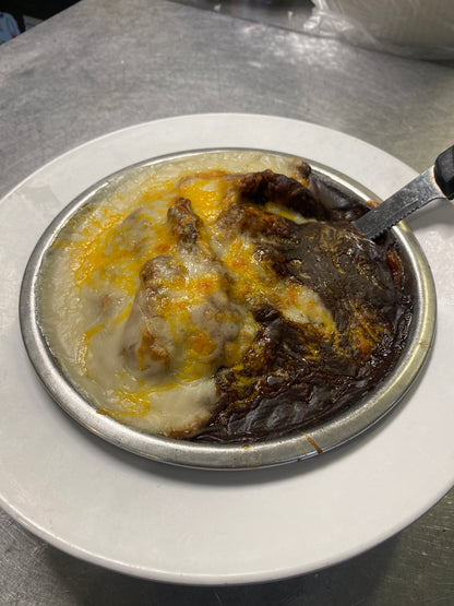 焗黑白森林豬扒 Baked Pork Chop w/ Black Pepper & Cream Sauce