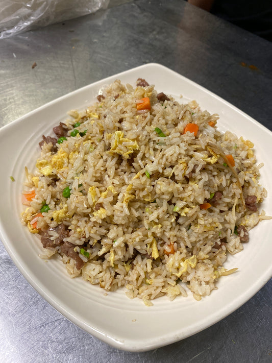 蝦醬牛鬆炒飯 Minced Beef & Shrimp Paste Fried Rice