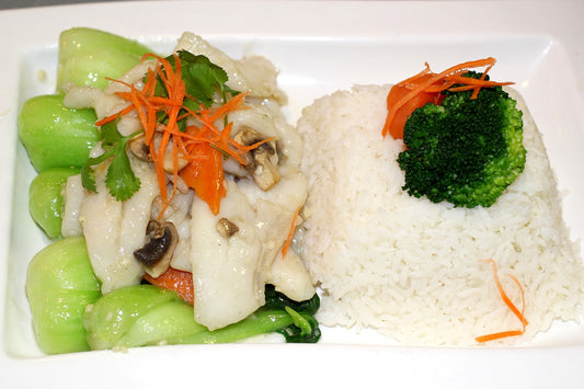 菜遠魚片 Stir Fried Fish Filet & Vegetables