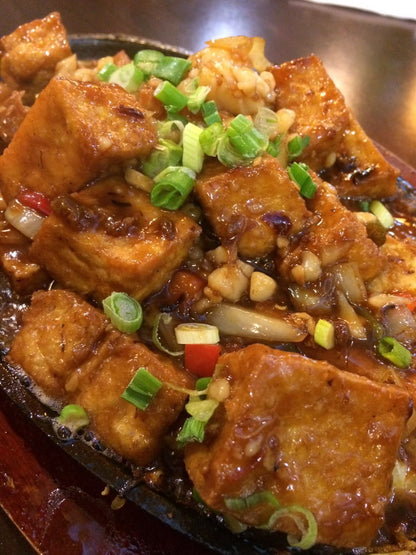 北海道珊瑚扒滑豆腐 Hokkaido  Seafood w/ Deep Fried Tofu