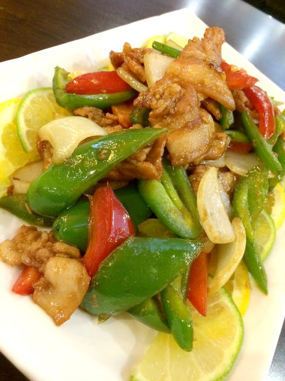 尖椒花腩 Pork Belly w/ Jalapeno