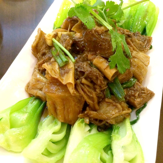 碧綠柱候牛腩 Beef Brisket w/ Vegetables in Chu Hou Sauce